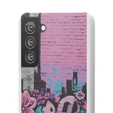 Chic Graffiti Phone Case - Feminine Urban Style for Girls