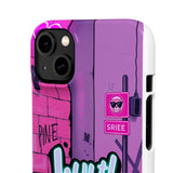 Graffiti Phone Case: Urban Chic for Girls with a Twist - Phone Case by Printify | Unique designs from ArteoDesign