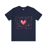 Radiant Heart Graphic T-Shirt - Bold Pink Style