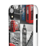 Graffiti Phone Case: London Skyline, Neon Accents, Edgy Styl - Phone Case by Printify | Unique designs from ArteoDesign