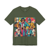 Retro Pop Culture T-Shirt for Men - Bold 90s Hip-Hop Throwback Style