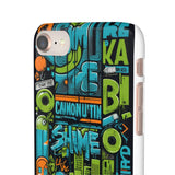 Urban Graffiti Style Phone Case - Cool and Chic for Girls