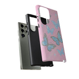 Y2K Butterfly Pink iPhone Case – Glitter Aesthetic