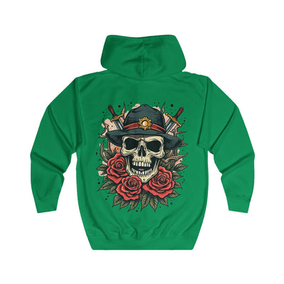 Skull & Roses Men's Hoodie - Urban Streetwear