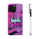 Graffiti Phone Case: Urban Chic for Girls with a Twist - Phone Case by Printify | Unique designs from ArteoDesign