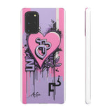 Graffiti Phone Case: Urban Chic for Girls with London Skylin - Phone Case by Printify | Unique designs from ArteoDesign