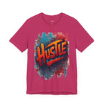 Hustle Tee - Bold Graffiti Streetwear with Vibrant Vibes