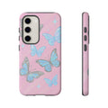 Y2K Butterfly Pink iPhone Case – Glitter Aesthetic
