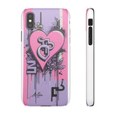 Graffiti Phone Case: Urban Chic for Girls with London Skylin - Phone Case by Printify | Unique designs from ArteoDesign