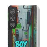 Urban Graffiti Phone Case - Gritty Streetwear for Boys