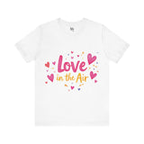 White Love in the Air T-Shirt - Whimsical Design
