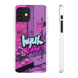 Graffiti Phone Case: Urban Chic for Girls with a Twist - Phone Case by Printify | Unique designs from ArteoDesign