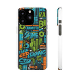 Graffiti Chic Phone Case: Urban Style with a Feminine Twist - Phone Case by Printify | Unique designs from ArteoDesign