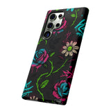 Urban Floral Graffiti Phone Case – Neon Street Art Vibes for iPhone & Samsung
