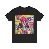 Retro Vibes: Women's Throwback T-Shirts with Bold '80s-'9 - T-Shirt by Printify | Unique designs from ArteoDesign