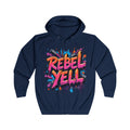 Rebel Yell Women's Hoodie - Bold Graffiti Urban Streetwear