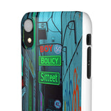 Graffiti-Inspired Phone Case for Girls: Urban Chic Style - Phone Case by Printify | Unique designs from ArteoDesign