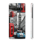 Graffiti Phone Case: London Skyline, Neon Accents, Edgy Styl - Phone Case by Printify | Unique designs from ArteoDesign