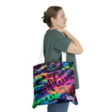 Arteo UK Neon Graffiti Tote Bag - Urban Street Art