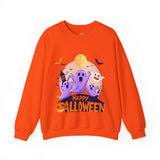 Halloween Ghost Sweatshirt – Cute Spooky "Happy Halloween" Design