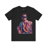 Retro Cool Graphic Tee - Vintage Style Portrait T-Shirt