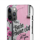 Graffiti Phone Case: Urban Chic with a Feminine Twist - Phone Case by Printify | Unique designs from ArteoDesign