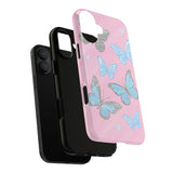 Y2K Butterfly Pink iPhone Case – Glitter Aesthetic