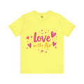White Love in the Air T-Shirt - Whimsical Design