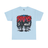 Sirens in the Night T-Shirt – Black Urban Protest Tee UK
