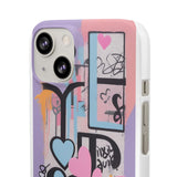 Graffiti Phone Case for Girls: Urban Chic Meets Feminine Sty - Phone Case by Printify | Unique designs from ArteoDesign