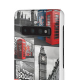 Graffiti Phone Case: London Skyline, Neon Accents, Edgy Styl - Phone Case by Printify | Unique designs from ArteoDesign