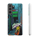 Graffiti-Inspired Phone Case for Girls: Urban Chic Style - Phone Case by Printify | Unique designs from ArteoDesign