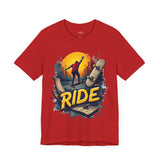 Men's Skateboarding Ride Graphic T-Shirt - Urban Style