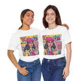 Retro Vibes: Women's Throwback T-Shirts with Bold '80s-'9 - T-Shirt by Printify | Unique designs from ArteoDesign