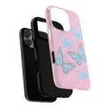 Y2K Butterfly Pink iPhone Case – Glitter Aesthetic