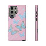 Y2K Butterfly Pink iPhone Case – Glitter Aesthetic