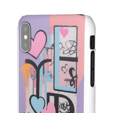 Graffiti Street Art-Inspired Phone Case for Girls