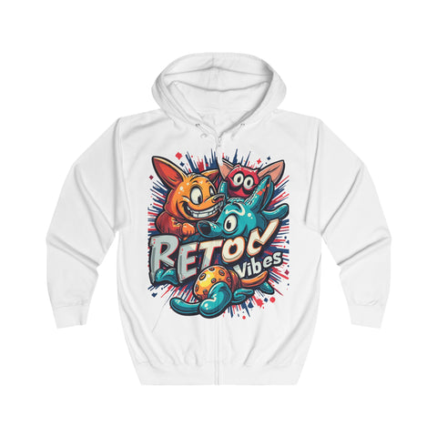 Retro Vibes Men's Cartoon Hoodie - Vintage Nostalgia