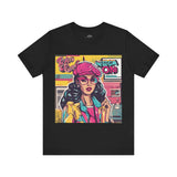 Bold 80s Vintage Tee - Retro Street Style for Women