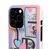 Graffiti Phone Case for Girls: Urban Chic Meets Feminine Sty - Phone Case by Printify | Unique designs from ArteoDesign