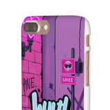 Graffiti Phone Case: Urban Chic for Girls with a Twist - Phone Case by Printify | Unique designs from ArteoDesign