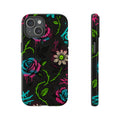 Urban Floral Graffiti Phone Case – Neon Street Art Vibes for iPhone & Samsung