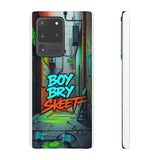 Urban Graffiti Phone Case - Gritty Streetwear for Boys