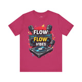 Flow Vibes T-Shirt – Vintage Boombox and Turntable Hip-Hop Tee