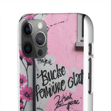 Graffiti Phone Case: Urban Chic with a Feminine Twist - Phone Case by Printify | Unique designs from ArteoDesign