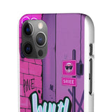 Graffiti Phone Case: Urban Chic for Girls with a Twist - Phone Case by Printify | Unique designs from ArteoDesign