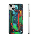 Urban Graffiti Chic: London Skyline Phone Case for Girls - Phone Case by Printify | Unique designs from ArteoDesign