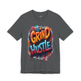 Grind Hustle T-Shirt – Motivational Streetwear Graphic Tee