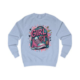 Girl Power Green Sweatshirt – Graphic Sneakers & Backpack