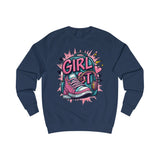 Girl Power Green Sweatshirt – Graphic Sneakers & Backpack